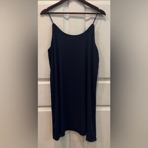 Alya Francescas Womens Dress Size L Blue Strappy Tiered Lightweight Sleeveless